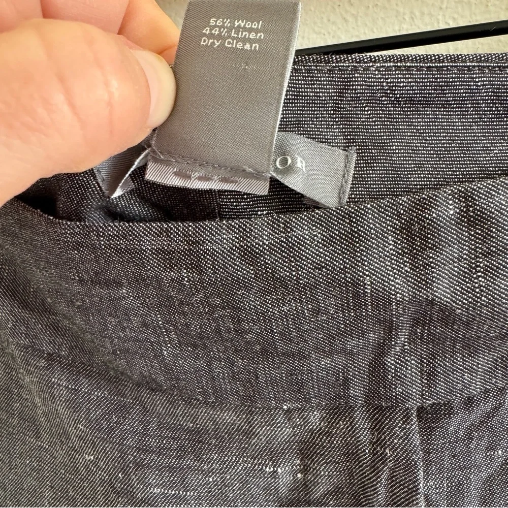 Ann Taylor Margo Wool & Linen Trouser Pants 14